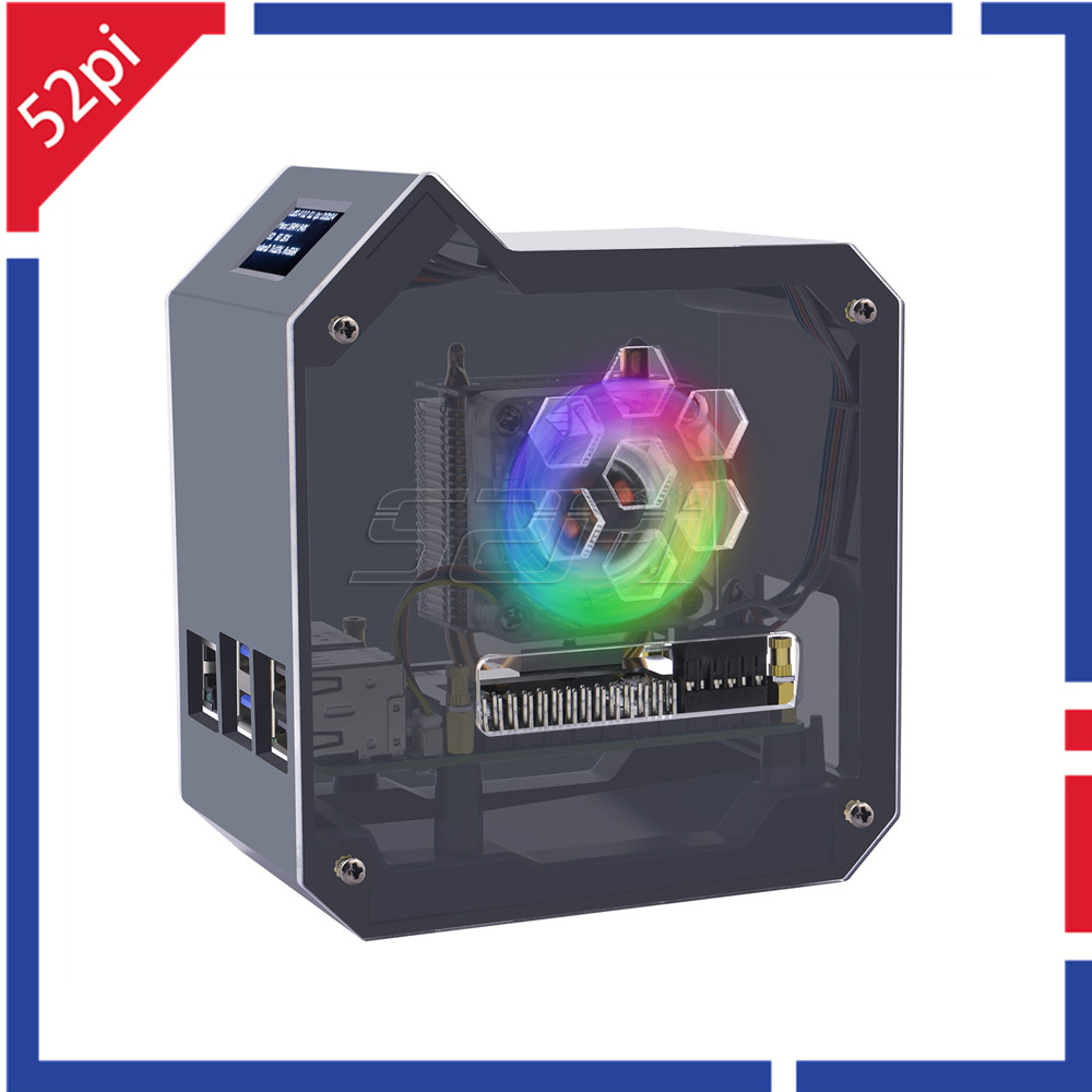 52Pi Raspberry Pi 5 ABS Mini T - مراجعة Raspberry Pi 5 8Gb Kit وسعره